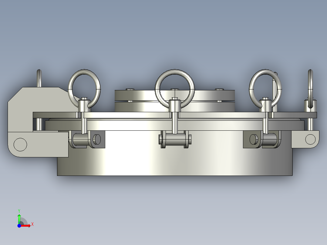 人孔oval-manhole-350x450-sus304-1 2 STP IGS前视图
