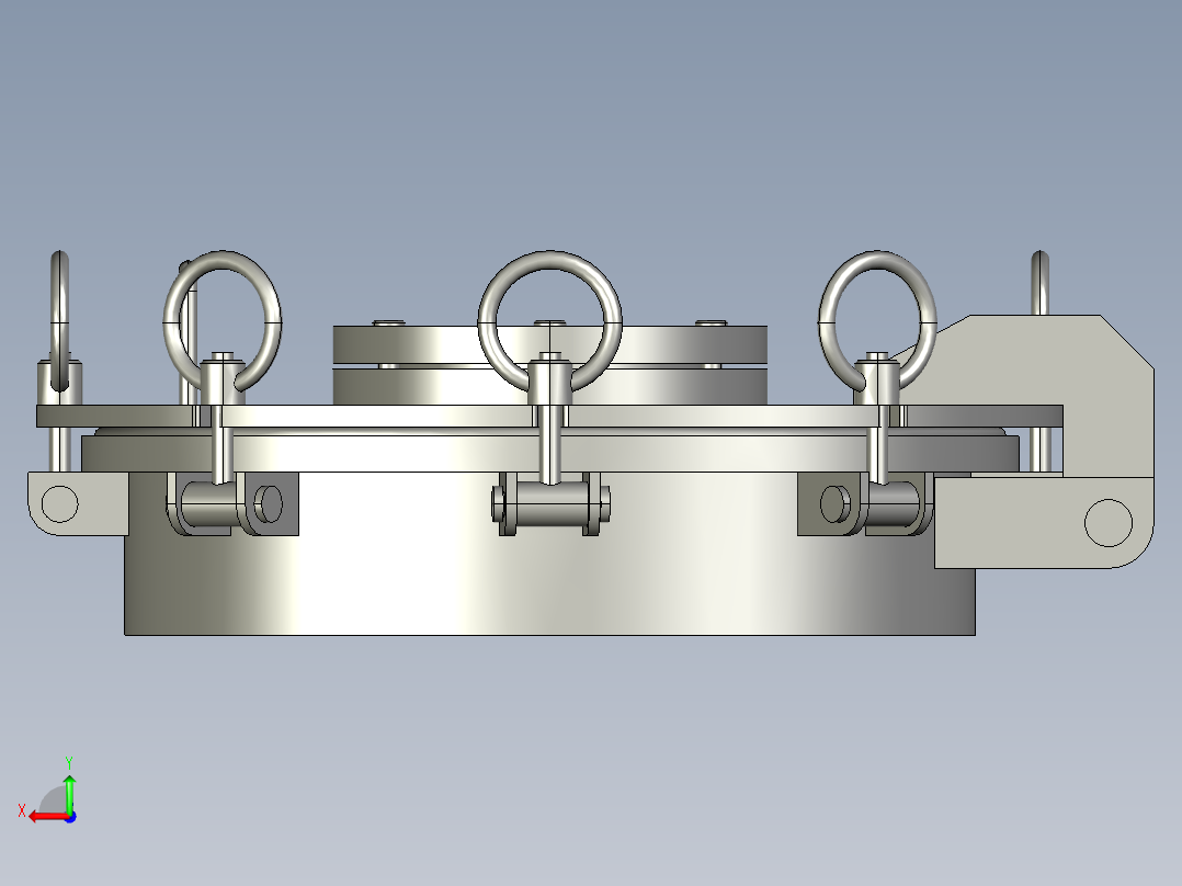 人孔oval-manhole-350x450-sus304-1 2 STP IGS后视图