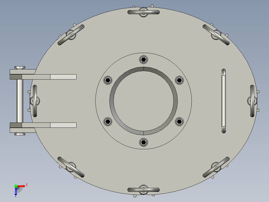 人孔oval-manhole-350x450-sus304-1 2 STP IGS俯视图