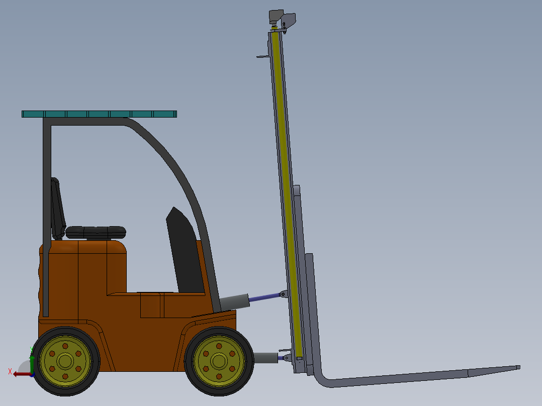 叉车、 叉车SW(2)后视图