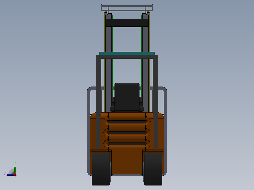 叉车、 叉车SW(2)右视图