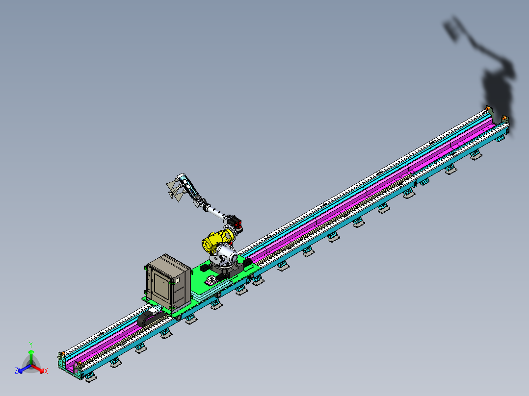 机器人地轨12米滑轨