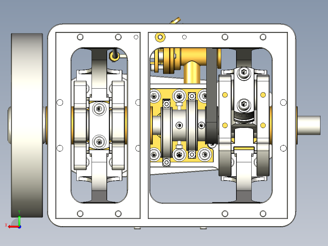 蒸汽机steam-engine-model-reconstruction-1833-模型格式为 stp后视图