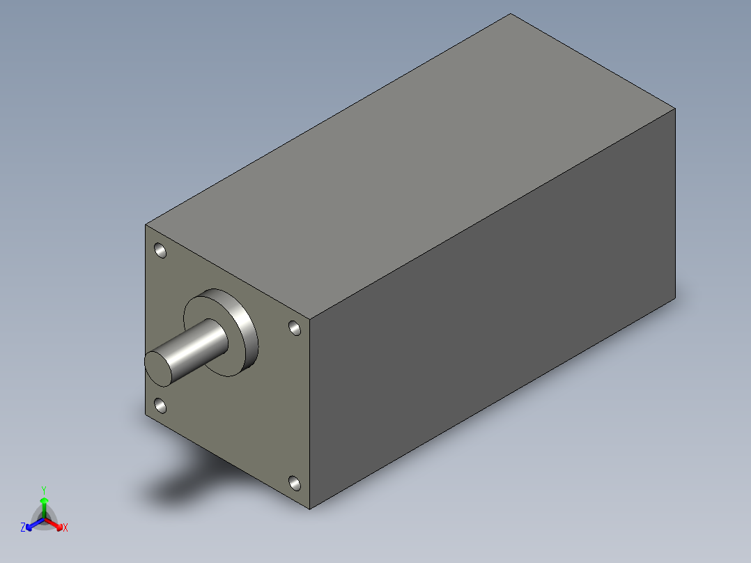 5IK90GE-CW2L2+5GE90KBF正等轴测图