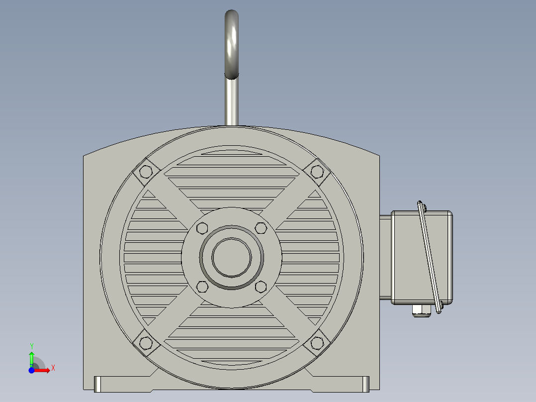 Y160-400系列IP23)三相异步电动机Y160L-6前视图