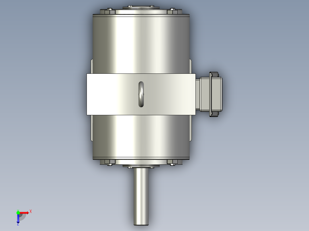 Y160-400系列IP23)三相异步电动机Y160L-6俯视图