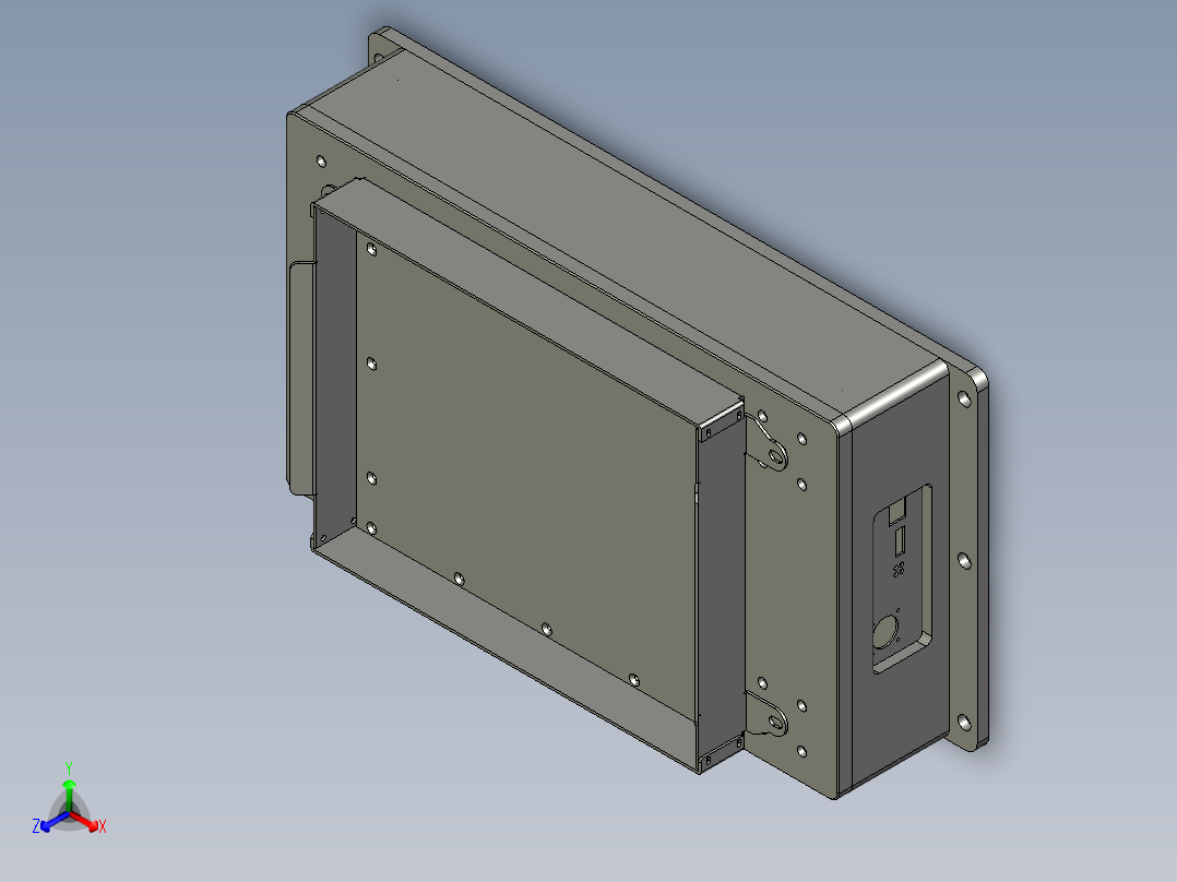 R300M柔性振动盘正等轴测图