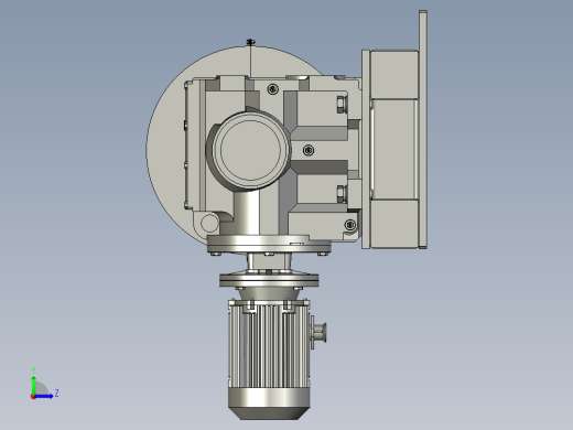矿用电动卷扬机起重工具左视缩略图