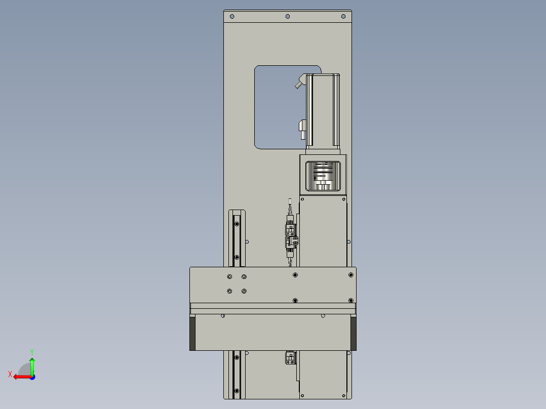 激光打码机构A402后视图