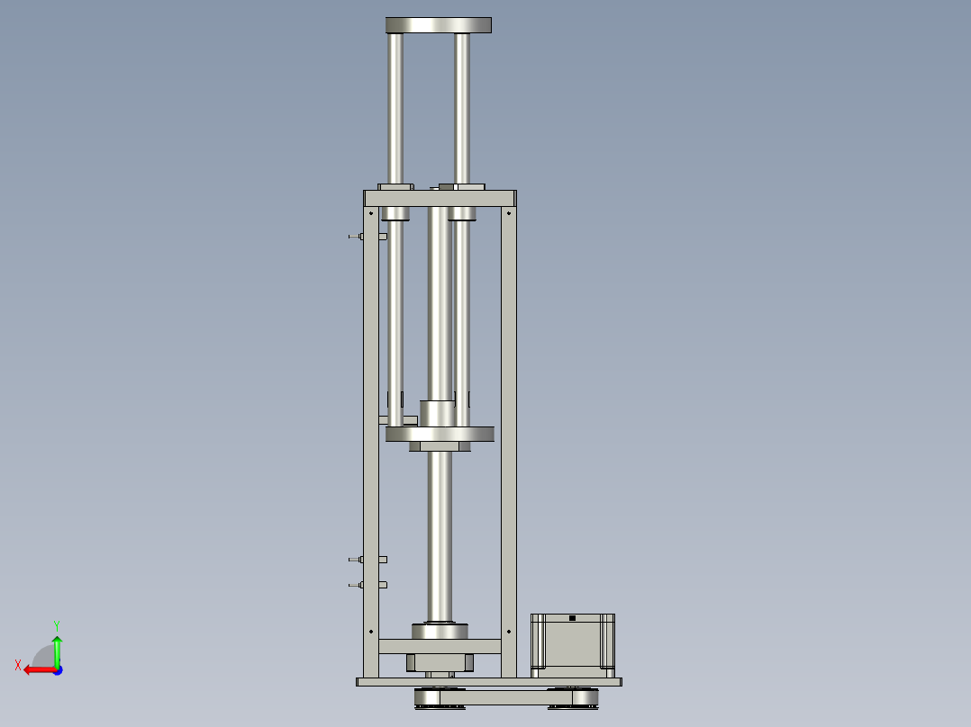 TRD899MINI-113-00卷盘料仓顶料组件后视图