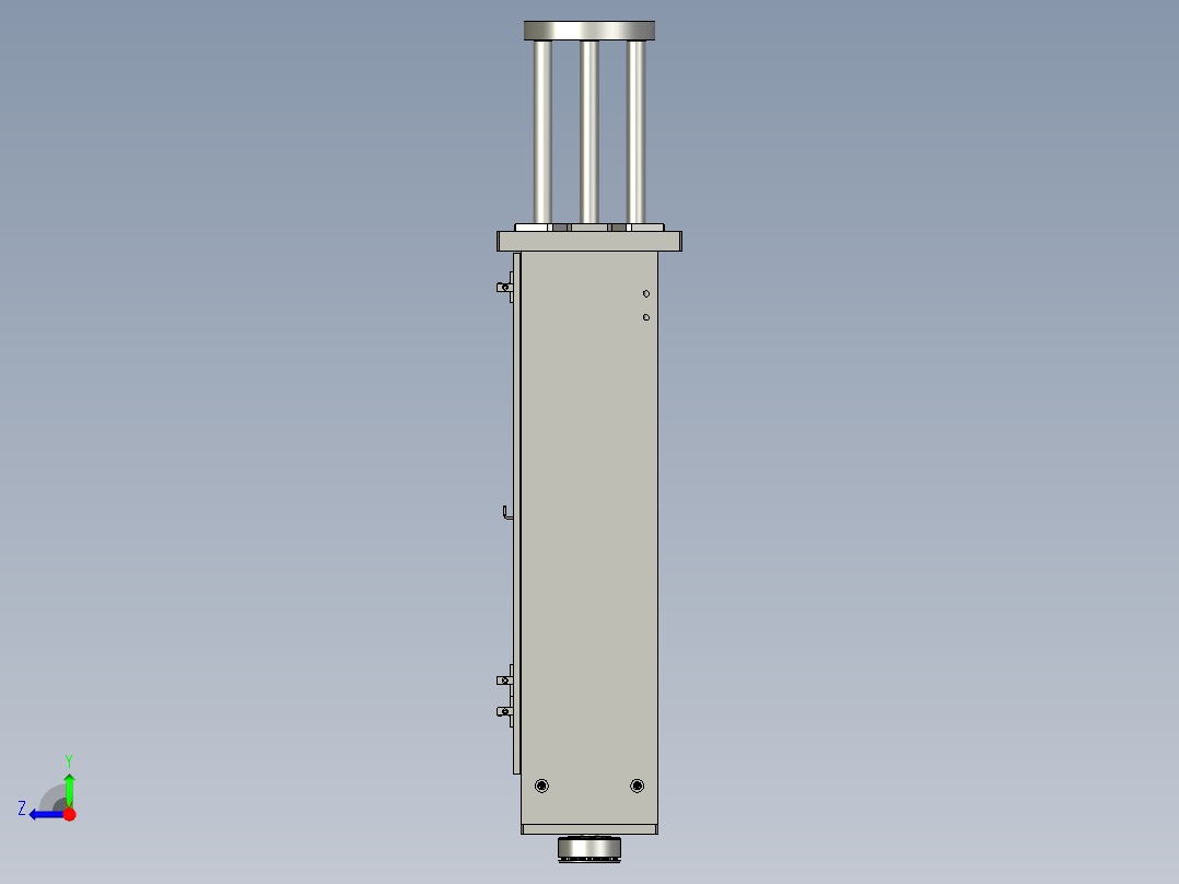 TRD899MINI-113-00卷盘料仓顶料组件右视图