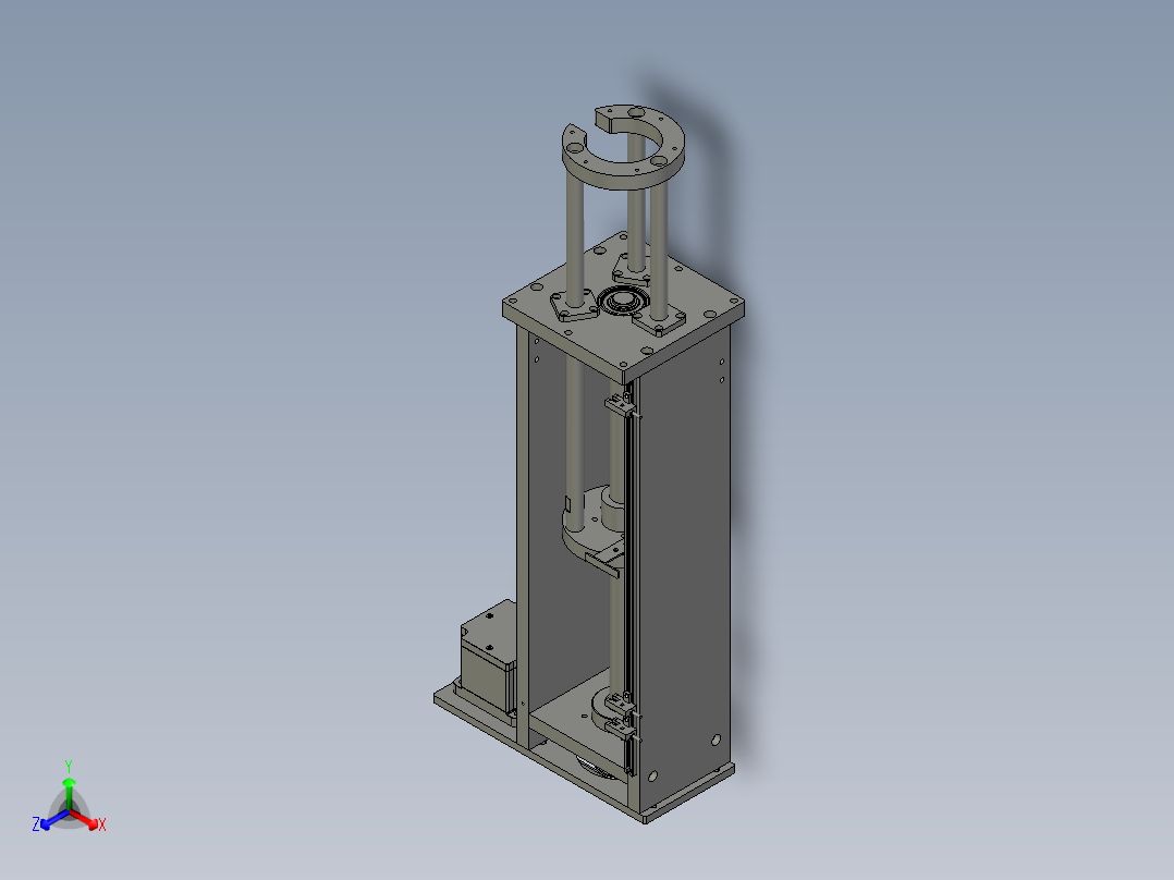TRD899MINI-113-00卷盘料仓顶料组件正等轴测图