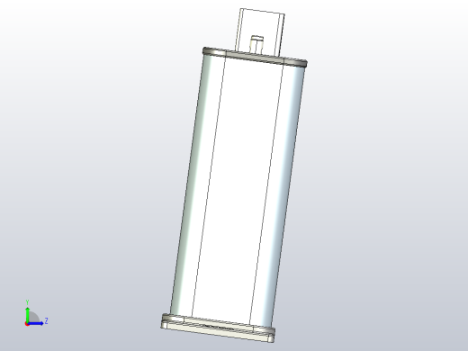 BKMJ0.23-10-3自愈式低电压并联电容器三维模型202202左视缩略图