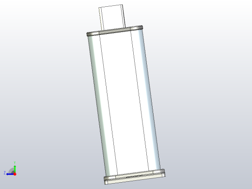 BKMJ0.23-10-3自愈式低电压并联电容器三维模型202202右视缩略图