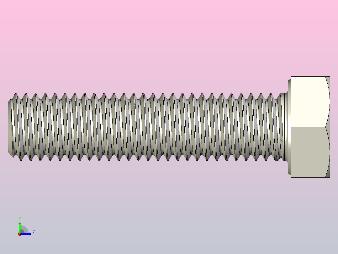 DIN_EN_ISO_4017_M12x50.ipt六角螺栓左视图