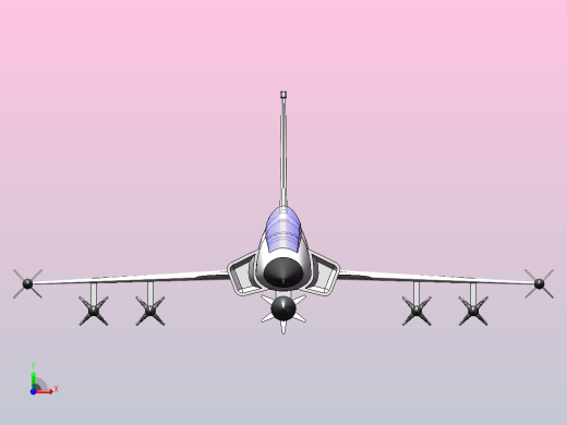 枭龙战斗机前视缩略图