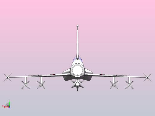 枭龙战斗机后视缩略图