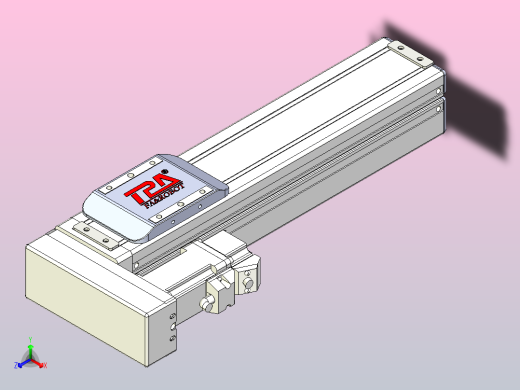 滚珠丝杠直线轴带导轨全封闭TPA-HCR-65S-1610C-L200-MR-Y-P10-N3