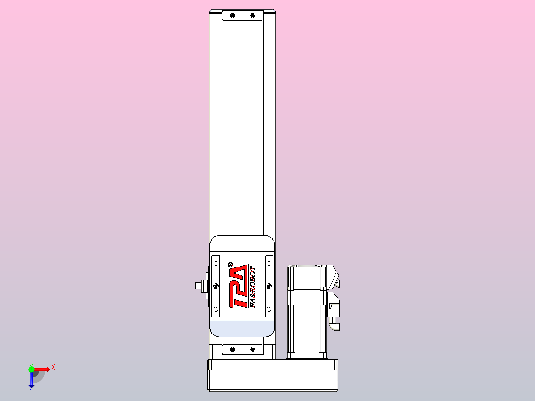 滚珠丝杠直线轴带导轨全封闭TPA-HCR-65S-1610C-L200-MR-Y-P10-N3俯视图