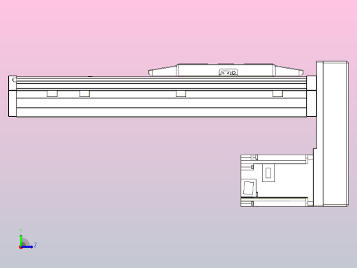 滚珠丝杠直线轴内置导轨TPA-GCR-150-2010C-L200-MP-M75-N3左视缩略图