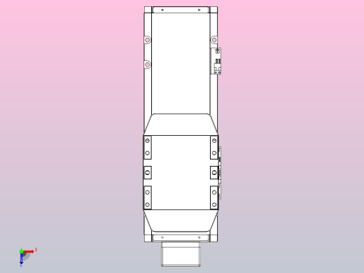 滚珠丝杠直线轴内置导轨TPA-GCR-150-2010C-L200-MP-M75-N3俯视缩略图