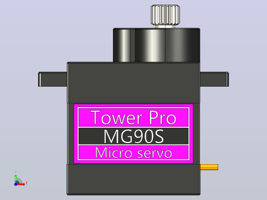 塔式pro mg90 s微型伺服23前视缩略图