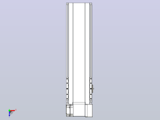 皮带直线轴半封闭可选导轨TPA-HNB-175D-140-L400-RP-Y-P75-N3俯视缩略图