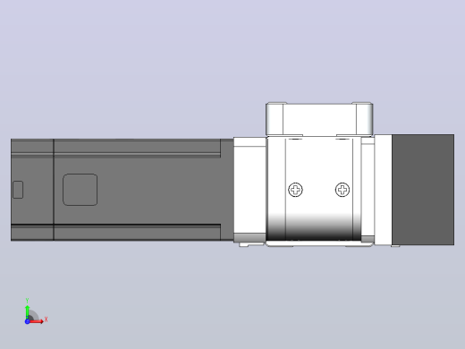 DMEB65-LBCR欧规同步带模组直线模组（电机左后折）[DMEB65-L15S350-DT400-C2U-LBCR]前视缩略图