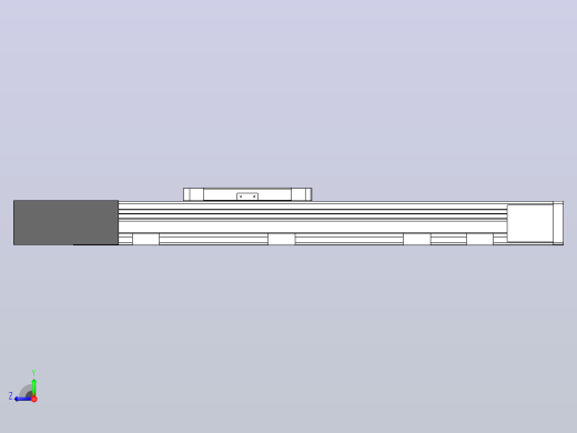 DMEB65-LBCR欧规同步带模组直线模组（电机左后折）[DMEB65-L15S350-DT400-C2U-LBCR]右视缩略图