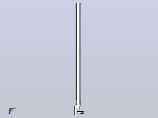 皮带直线轴半封闭可选导轨TPA-HNB-85S-90-L1650-ML-C-P20-N3俯视缩略图