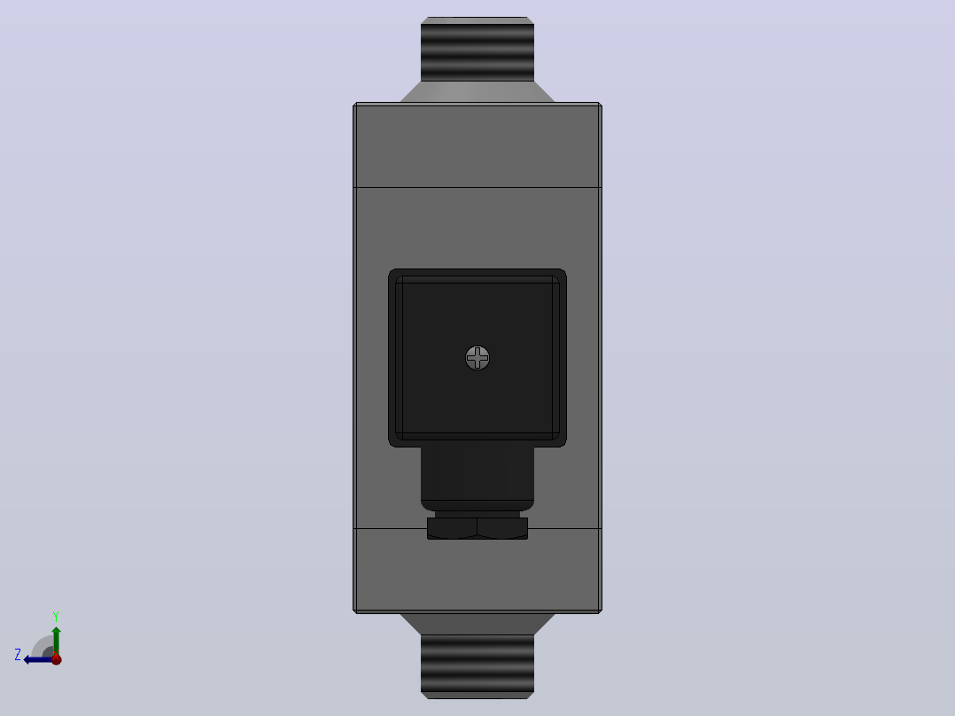 YWK-7DD差压控制器[YWK-7DD差压控制器]右视图