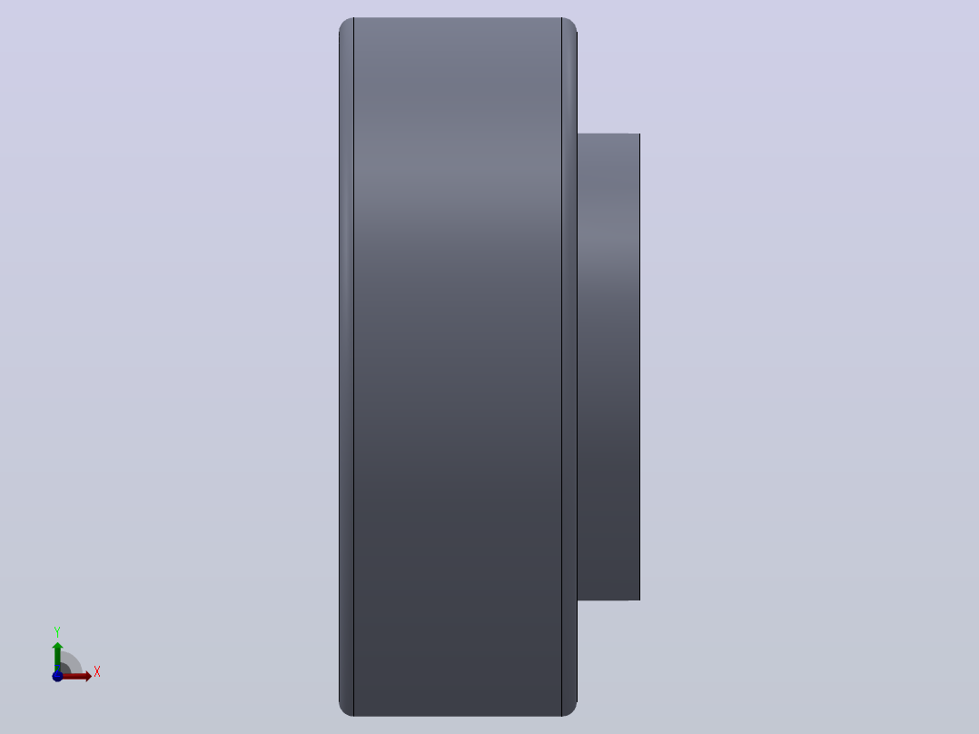 多套GBT297圆锥滚子轴承3D模型Solidworks设计前视图