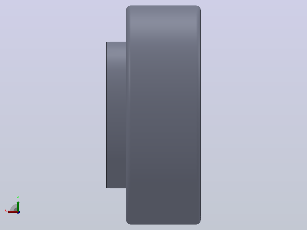 多套GBT297圆锥滚子轴承3D模型Solidworks设计后视图