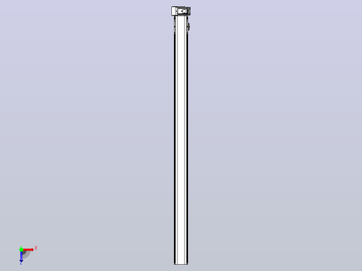 皮带直线轴半封闭可选导轨TPA-HNB-105D-90-L1650-RU-Y-P20-N3俯视缩略图