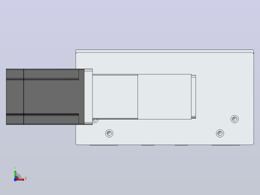 直线模组DMBF220-RTCR（右折直连带电机座）[DMBF220-L45S500-DT750-A2U-RTCR]前视缩略图