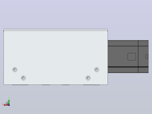 直线模组DMBF220-RTCR（右折直连带电机座）[DMBF220-L45S500-DT750-A2U-RTCR]后视缩略图