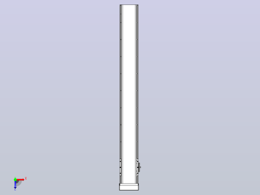日规模组半封闭丝杆TPA-HNR-110D-1610C-L850-MP-C-P40-N3俯视缩略图