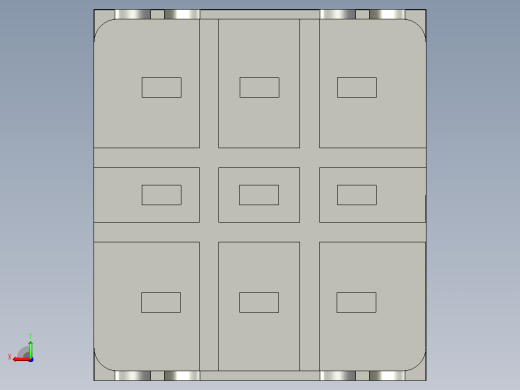 拨动开关3D模型后视缩略图