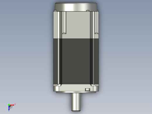 DC触摸电机带制动器HK KT203WB三菱电机俯视缩略图