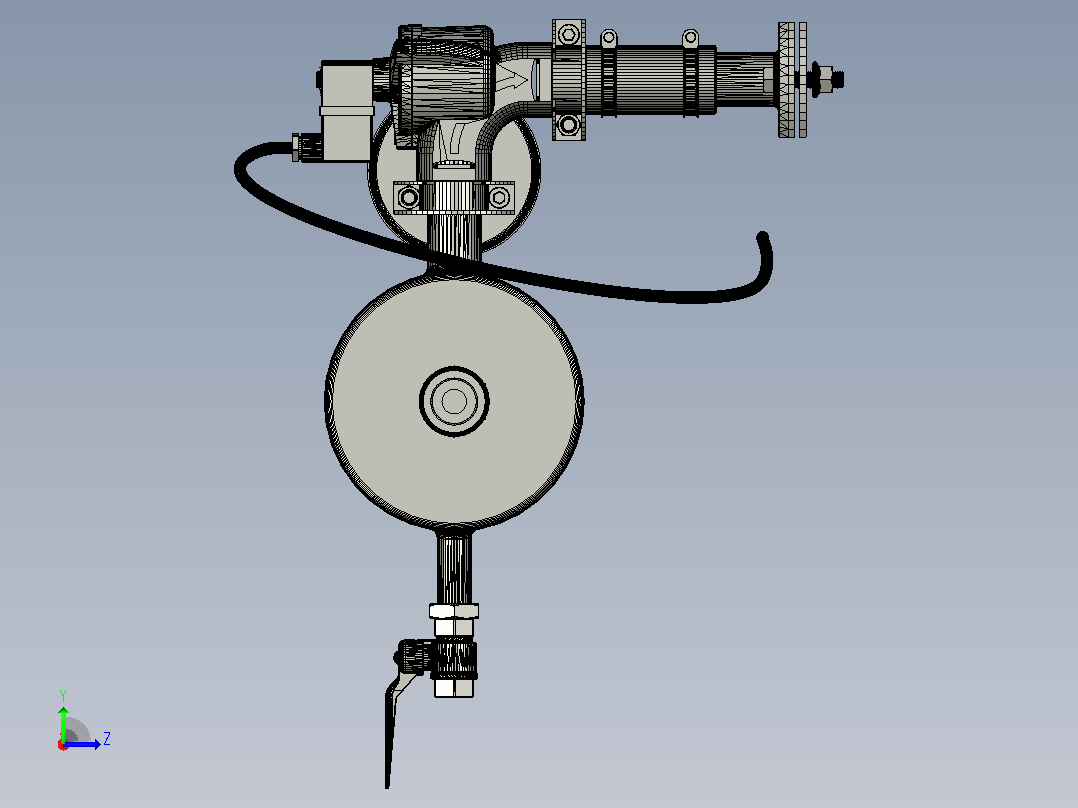 以再生系统为例的SolidWorks参数化过滤器左视图