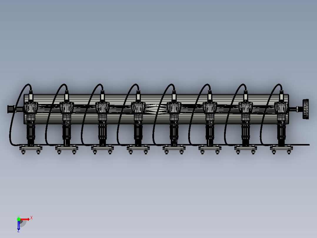 以再生系统为例的SolidWorks参数化过滤器俯视图