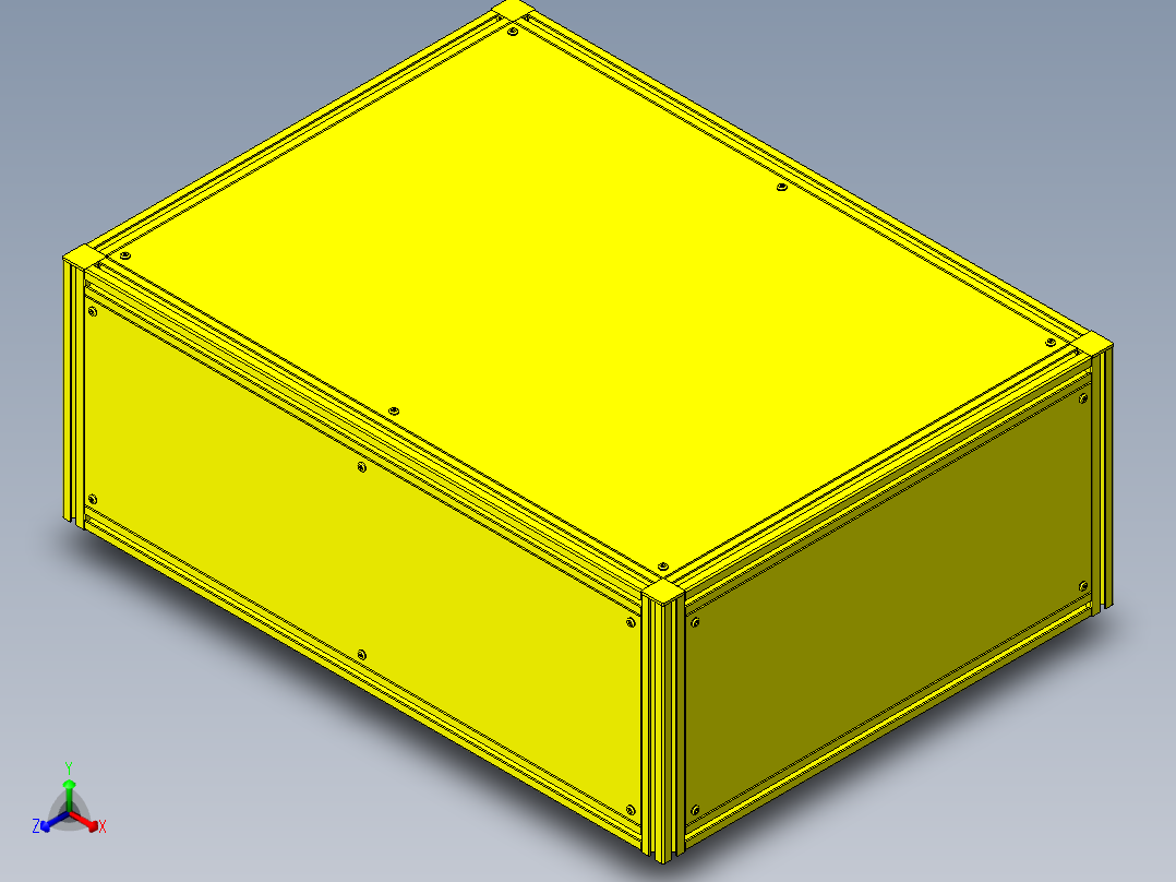 铝框保护罩分割