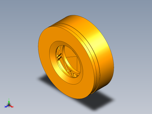 旋转密封烟灰缸三维UG模型