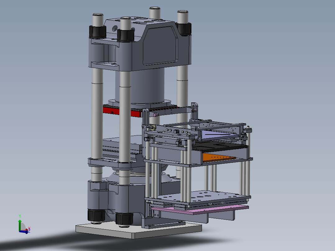 磐石500吨四柱油压机sw20可编辑