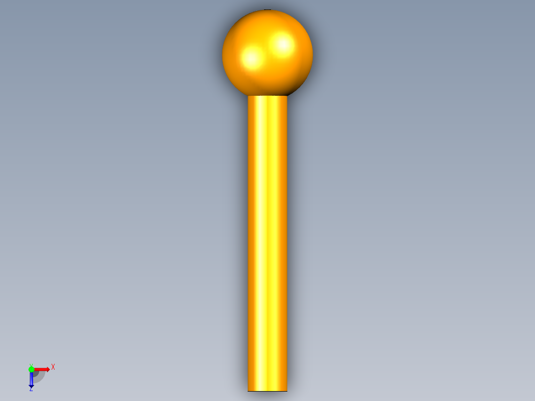 紧定手柄 俯视图