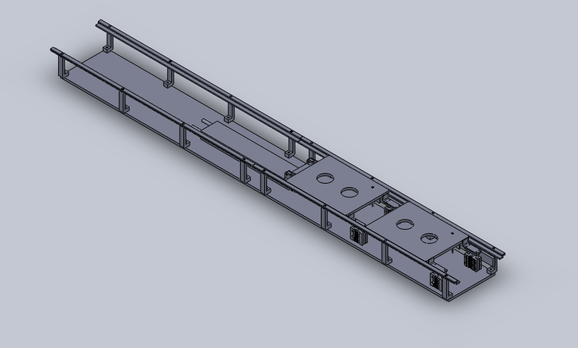 使用止回组件的推杆3D模型