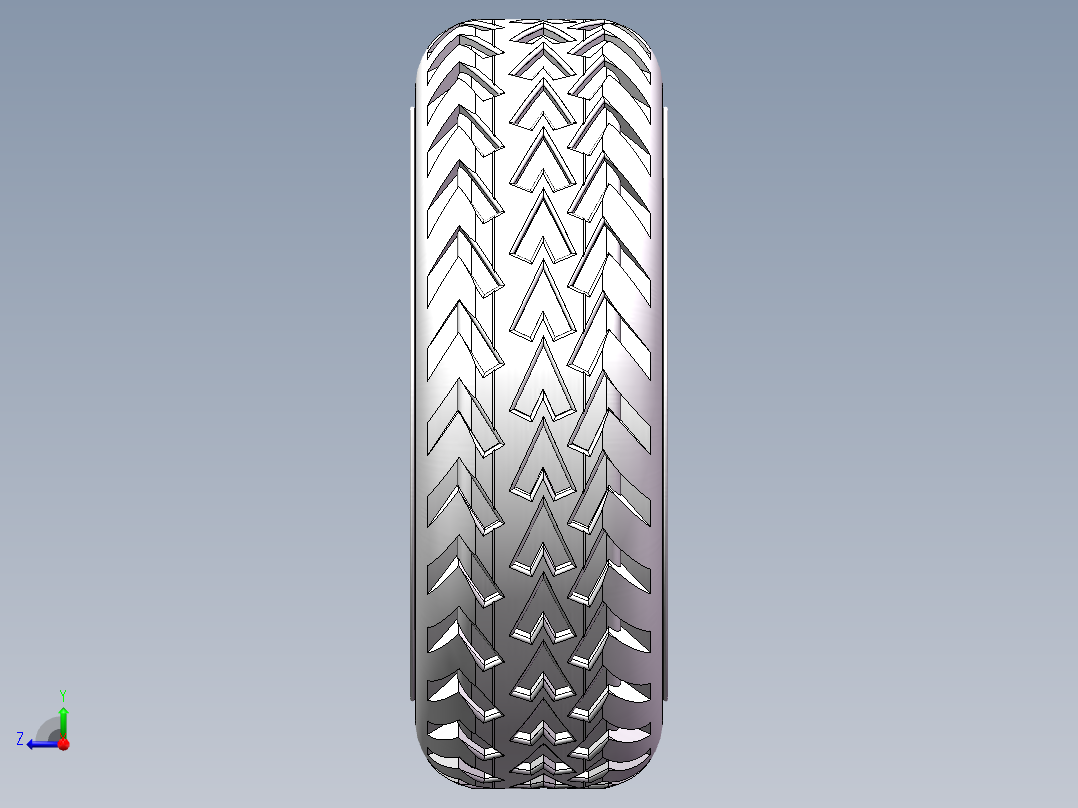 汽车轮毂右视图