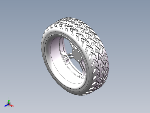 汽车轮毂正等轴测缩略图