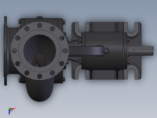 多级离心泵俯视缩略图
