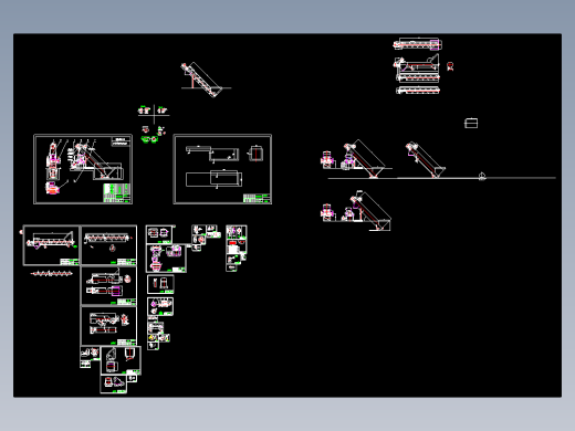 塑料破碎机全套图纸